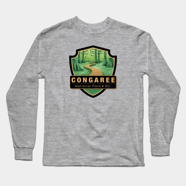 Congaree National Park Long Sleeve T-Shirt by Curious World